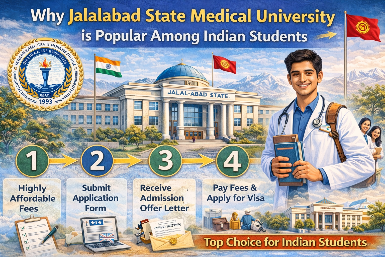 Why Jalalabad State Medical University is Popular Among Indian Students